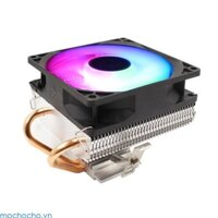 Mochocho Im Lặng CPU Cooler LGA 2011 115X 775 3 Pin PC Tản Nhiệt Làm Mát 2 Ống Đồng 5 Màu Quạt Làm Mát LED
