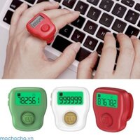 Mochocho Im Lặng Ngón Tay Counter 6 Kênh Kỹ Thuật Số Tasbih Tally Clicker Có Đèn LED Cầu Nguyện Đan Thể Thao Sạc Lại