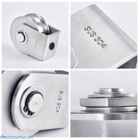 Mochocho U Rãnh Bánh Xe Ròng Rọc U Rãnh Bánh Xe Thép Không Gỉ Rãnh Bánh Xe Ròng Rọc Khối Ứng Dụng Rộng 7Mm Rãnh Dep