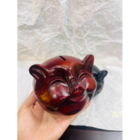 MOCKIM Heo gỗ bỏ ống Tết tiết kiệm handmade