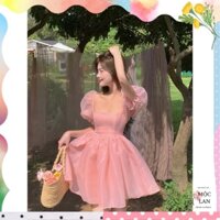 [Moclan.clothing-Order]  Đầm nữ babydoll nàng thơ vải voan AK1398