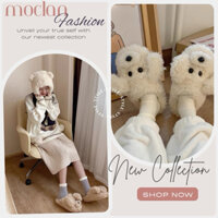 (Moclanclothing)Giày Bông Cute Lạc Lối Đi Trong Nhà G03