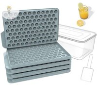 Mod 104 Khoang Hình Cầu Khuôn Đá Có Muỗng Khay Đá Có Nắp Và Muỗng Tròn Đá Bóng Máy Làm Tủ Đông Máy Làm Đá An Toàn Mùa Hè VN