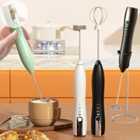 Mod 2 Trong 1 USB Sạc Điện Đánh Trứng Máy Xay Sinh Tố Mini Whisky Cà Phê Trộn Tiện Ích Cho Gia Đình Hai Đầu Sữa Nướng Trộn Thanh VN