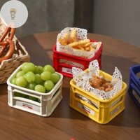 Mod 2025 Mới Sáng Tạo Gốm Ăn Nhẹ Bát Phòng Khách Nhà Bát Trái Cây Cafe Snack Giỏ Bắp Rang Pháp Khoai Tây Chiên Bát VN