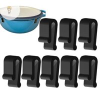 Mod 8 Chiếc Nắp Lò Nướng Silicon Ốp Lưng Kẹp 3D Nắp Nồi Bảo Vệ Kẹp Cho Nồi gang tráng men Dụng Cụ Nấu Ăn Nhà Bếp Dụng Cụ VN