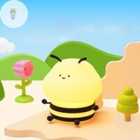 Mod Mới Lạ Ong Silicon Đèn Ngủ Cho Trẻ Em 7 Màu Kawaii Đèn Cảm Ứng 3 Cấp Độ Sáng Mầm Non Đèn Ngủ Cho Bé Quà Tặng VN