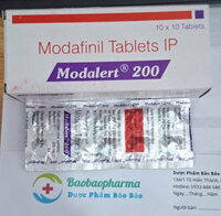 MODALERT (MODAFINIL 200MG)- cải thiện tập trung trong làm việc và học tập (1 vỉ x 10 VIÊN)