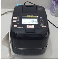 Model 2020. Nồi cơm điện IH cao tần áp suất hút chân ko Toshiba 1L. Made in Japan. Dùng điện 100V.