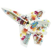 Model Airplane Điều khiển từ xa Cánh cố định SU-27 Model Máy bay mini Bộ phận máy trống Bộ đầy đủ Bảng ma thuật Tàu lượn chống va chạm