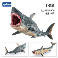Model Rắn Mosasaurus Megalodon Tyrannosaurus Mô Hình Cá Mập Thật Mô Hình Động Vật Trang Trí Kỷ Jura Quà Tặng Cho Bé Trai