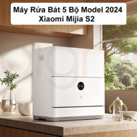 [Model S2 2024] Máy rửa chén bát mini 5 bộ để bàn thông minh Xiaomi Mijia S2 - Khử trùng sấy khô - 7 chế độ