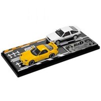 Modeler 's MD64216 1 / 64 INITIAL D SET VOL.16 AKIYAMA WATARU TOYOTA LEVIN TURBO AE86 VS TAKAHI KEISUKE MAZDA RX-7 FD3S