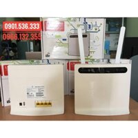 Modem wifi 4G/LTE tốc độ cao Huawei B593, 32 user, 4 cổng LAN, đã bao gồm 2 ăngten (dùng cho xe khách, tàu du lịch...)