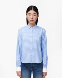 Modern Tuxedo Shirt - CCR Blue Stripe