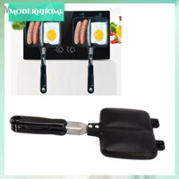 ModernHome Chảo Chiên Hai Mặt Thực Phẩm Chống Dính Làm Nóng Nhanh Máy Bánh Sandwich Lật Nướng Có Móc Treo Cho Gia Đình Mì