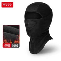 Modo Wolf mùa đông nhung ấm mui xe đi xe máy mặt nạ lái thiết bị thoáng khí toàn mặt khăn trùm đầu  giáp phượt dây bó đầu gối