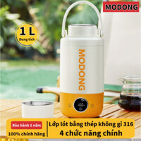 MODONG Ấm Siêu Tốc Công Suất Lớn 1000ML Ấm Siêu Tốc Di Động Ngoài Trời 316 Thép Không Gỉ Giữ Nhiệt Sưởi Ấm Điện Ấm Siêu Tốc Hộ Gia Đình Ấm Siêu Tốc Cách Nhiệt Bình Nước