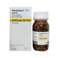 Modopar 250mg MADOPAR (Levodopa và Benserazide) Roche – Điều trị bệnh Parkinson vô căn (Lọ 60 viên)