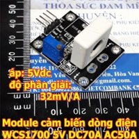 Module cảm biến dòng điện WCS1700 5V DC70A AC50A kde6363