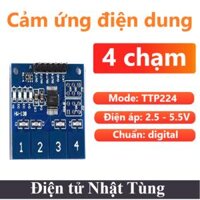 MODULE CẢM ỨNG TTP224 ,BỐN CHẠM ĐIỆN DUNG
