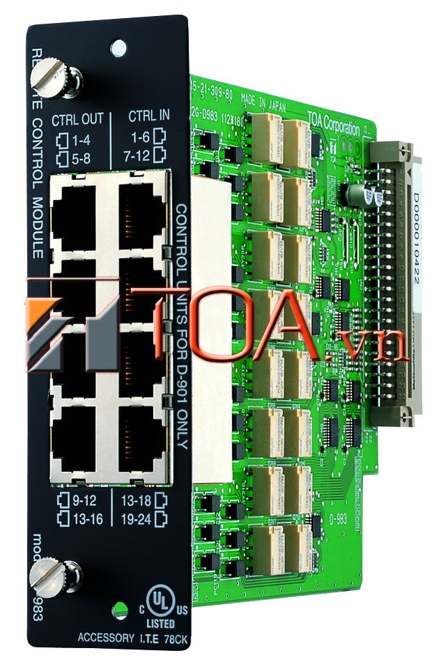 Module điều khiển VCA TOA D-984VC dùng cho series D-901
