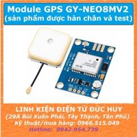 MODULE ĐỊNH VỊ GPS GY NEO M8N có ăngten, hàn chân sẵn