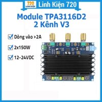 Module khuếch đại âm thanh TPA3116D2 2 kênh 2x150W V3