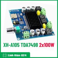 Module Khuếch Đại Âm Thanh Bluetooth AUX XH-A105 TDA7498 2x100W (K5f7)