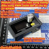 Module LCD Bộ tạo tín hiệu xung vuông điều xung PWM chỉnh tần số chu kỳ ZY-KPWM kde9201
