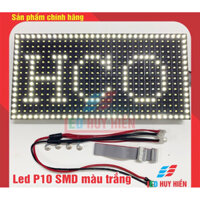 Module led P10 SMD màu trắng, xanh lá đủ phụ kiện