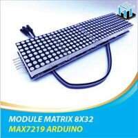 Module matrix 8x32 MAX7219, mạch hiển thị 4 led ma trận