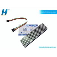 Module Matrix 8x32 MAX7219 Arduino Xanh Lá MT-832-G Mã LK_06552