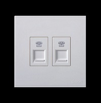 Module ổ cắm điện thoại đôi Simon 725224