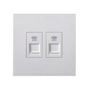 Module ổ cắm điện thoại đôi Simon 725224