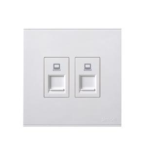 Module ổ cắm dữ liệu đôi Cat.5e Simon 725228