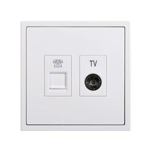 Module ổ cắm tivi và điện thoại Simon 705301