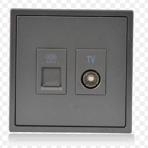 Module ổ cắm tivi và điện thoại Simon 705301