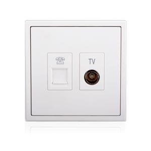 Module ổ cắm tivi và điện thoại Simon 705301