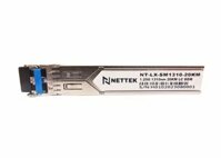 Module quang SFP loại 2 sợi quang chế độ Singlemode. NETTEK NT-LX-SM1310-20KM tốc độ 1.25G