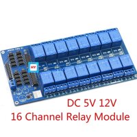 Module Relay 16 Kênh 5V - 12V 10A/220V