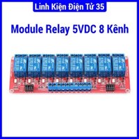 Module Relay 5VDC 8 kênh high / low, dùng để điều khiển đóng mở, dùng điện áp nhỏ để kích mở điện áp lớn
