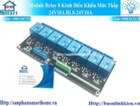 Module Relay 8 Kênh Điều Khiển Mức Thấp 24V10A RL8-24V10A