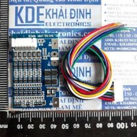 module SẠC, bảo vệ quá tải, cân bằng dòng áp pin 18650 6 viên 22.2V-25.2v 10A kde3453