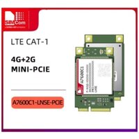 Module SIM 4G+2G  A7600C1 SIMCOM giao tiếp Mini PCIE LTE CAT1 USB to 4G Mini PCIe