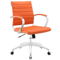 Modway Jive Office Chair, Mid Back, Orange