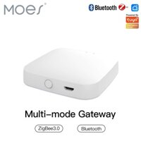 Moes Cổng thông minh đa chế độ ZigBee WiFi Bluetooth Mesh Hub hoạt động với ứng dụng thông minh Tuya Điều khiển bằng giọng nói thông qua Alexa Google Home
