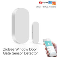 MoesHouse Tuya ZB Smart Window Door Gate Sensor Detector Smart Home Security Alarm System Smart Life Tuya App Remote Con