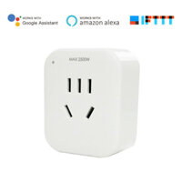 MoesHouse WiFi Smart Socket 10A 2500W Smart Plug Wireless Control for Smart Home Automation