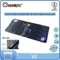 Moeyu W Kamen Rider W Double Riding Tấm lót chuột chiếu sáng Kamen Rider Tấm lót chuột quá khổ